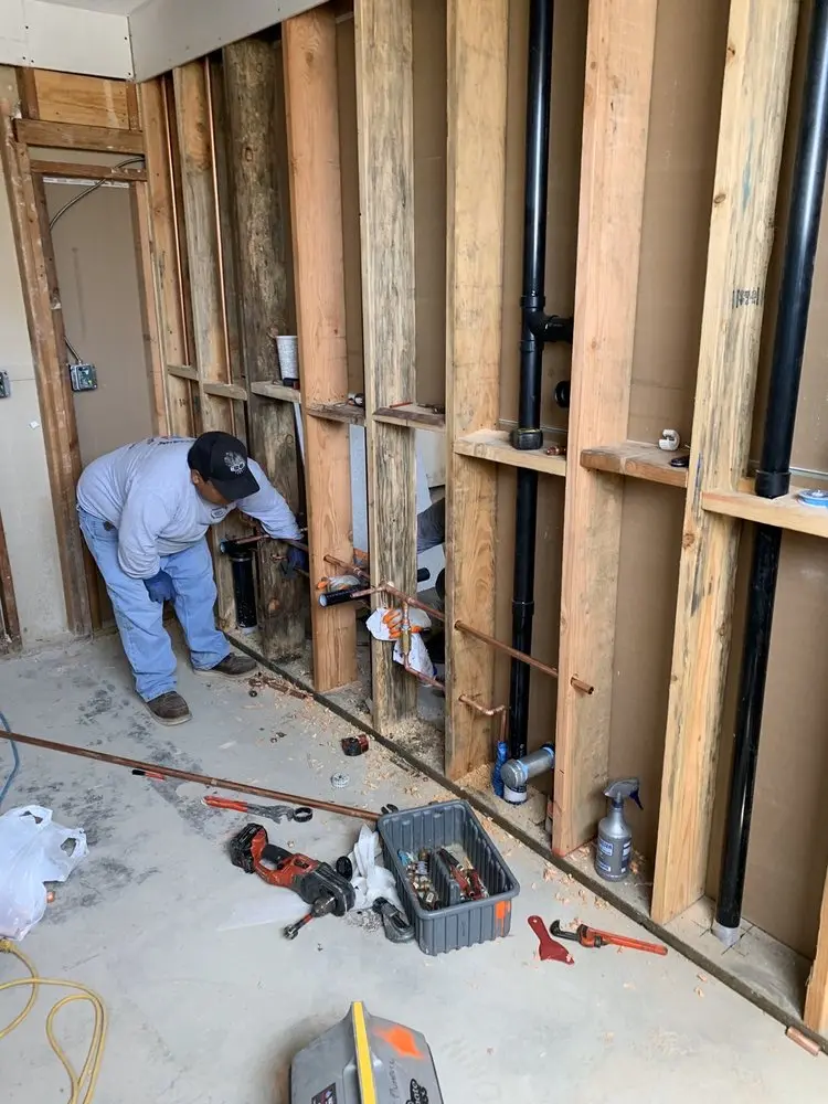 Commercial rough-in plumbing for Gas Line Repair in Gebhart
